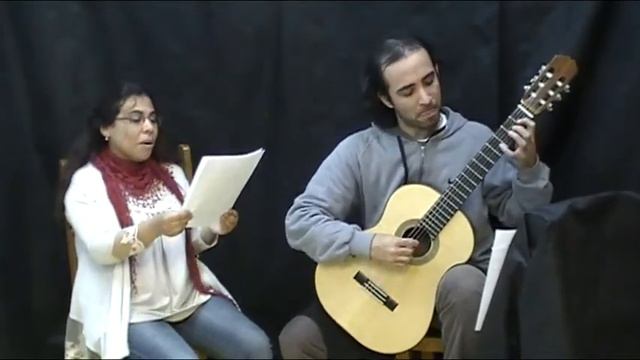 Los cuatro Muleros. Garcia Lorca ( Dúo Georgina Rutti canto, Lautaro Molinaro Guitarra) смотреть онлайн