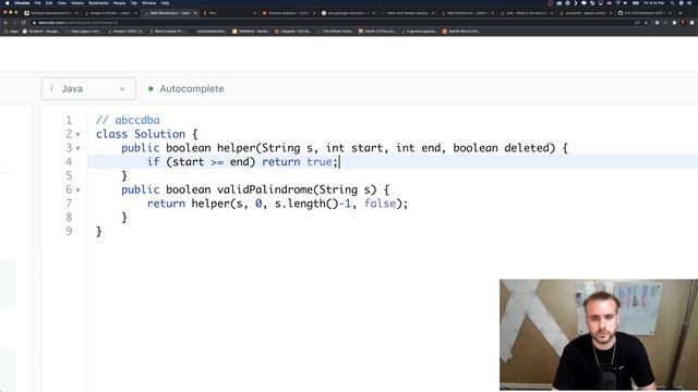 LeetCode 680 | Valid Palindrome II | Greedy Algorithm Explained (Java) смотреть онлайн