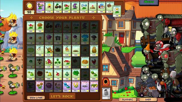 Plants vs. Zombies Angry Birds Gameplay: Gatlingpea & Repeater Vs 9999 Zombies survival day endless смотреть онлайн