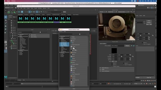 Maya & Photoshop: How to make a Normal Map from an image & Plug it into aiStandardSurface смотреть онлайн