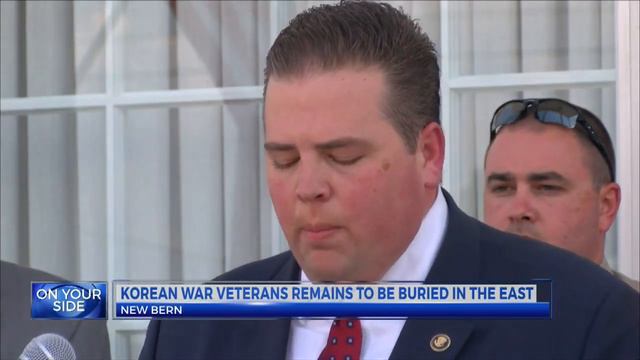 Korean War Veteran's remains return to New Bern, decades after death смотреть онлайн
