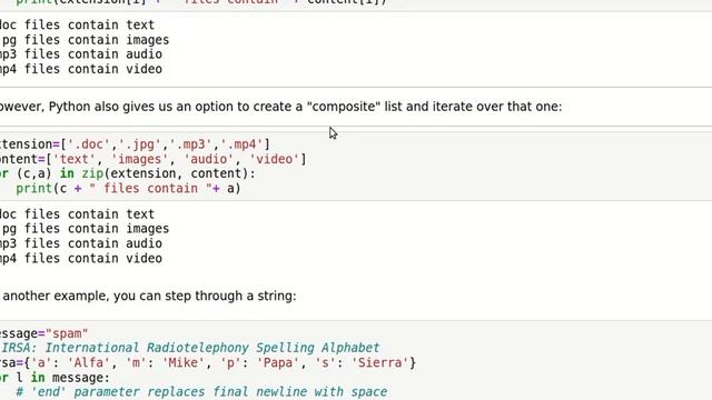 Using the zip function to iterate over pairs of values in Python смотреть онлайн