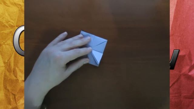 Оригами, Лягушка из бумаги. смотреть онлайн