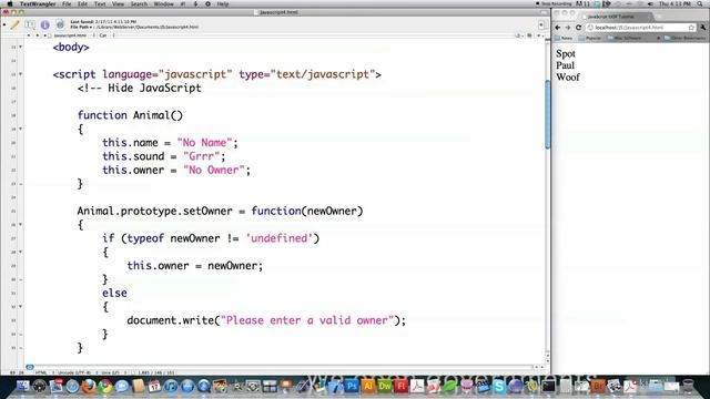 JavaScript Tutorial Step by Step - Part 3 - Object oriented programming смотреть онлайн