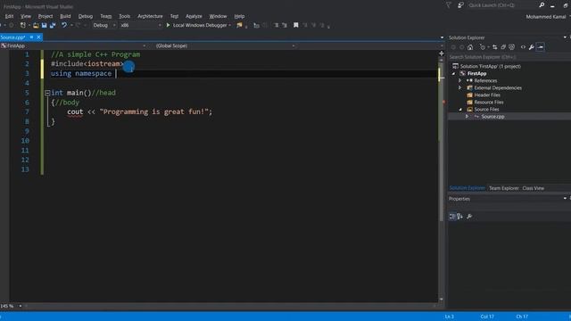1 Introduction to start C++ Programming смотреть онлайн