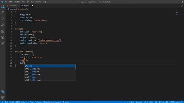Splash Image Mask using Html CSS смотреть онлайн