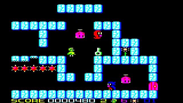 BBC Micro game Qwak смотреть онлайн
