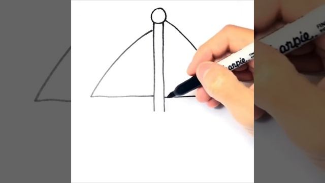 Как нарисовать маленький кораблик | How to draw a small boat смотреть онлайн