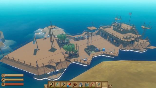 ЛУЧШИЙ ПЛОТ В RAFT! Обзор моего корабля | Нашёл скрытую фишку разработчиков! смотреть онлайн