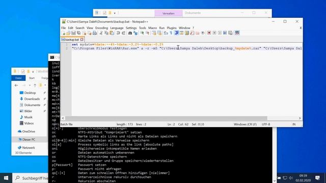 Automatic Backup with WinRar and Windows Scheduler смотреть онлайн