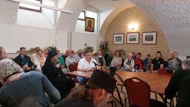 ОПТИНА. ПОСЛЕ ЛЕКЦИИ. СЛОВА БЛАГОДАРНОСТИ НАСТОЯТЕЛЯ ОБИТЕЛИ ЕПИСКОПА ИОСИФА смотреть онлайн