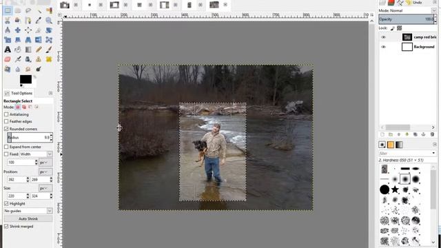 GIMP CUT OUT IMAGE | BEGINNERS GUIDE TO GIMP GRAPHICS SOFTWARE | EDIT PHOTOS | Square Selection Too смотреть онлайн