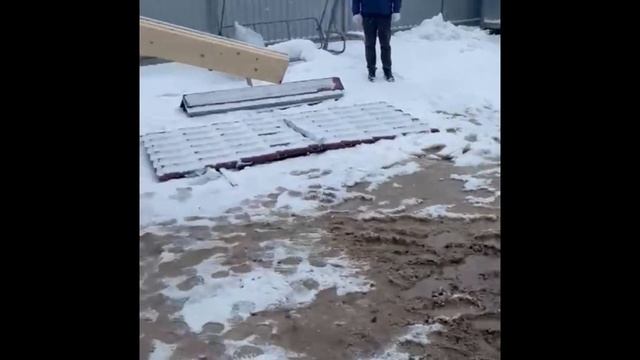 Заехали на новый объект в Московской области. смотреть онлайн