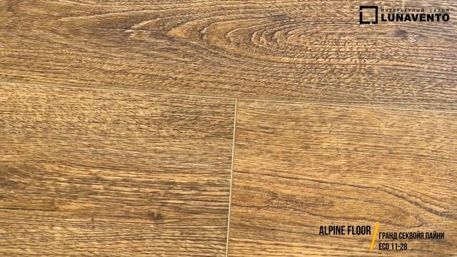 Видео кварцвинила ПАЙНИ eco 11-28 от Alpine floor. Обзор тиснения, фаски декора ПАЙНИ eco 11-28 смотреть онлайн