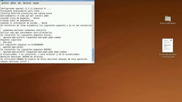 Instalacion php5 y apache2 en Ubuntu смотреть онлайн