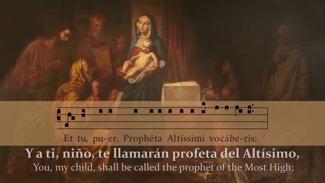 Benedictus (Gregorian Chant in Latin) - CANTICLE OF ZECHARIAH смотреть онлайн