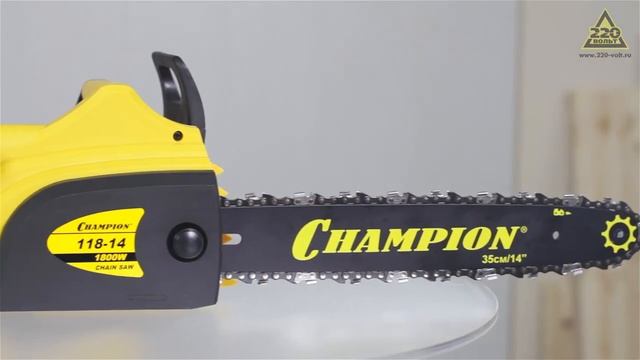 Пила цепная CHAMPION 118 14 смотреть онлайн