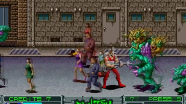 Alien Storm Arcade Прохождение / Walkthrough смотреть онлайн