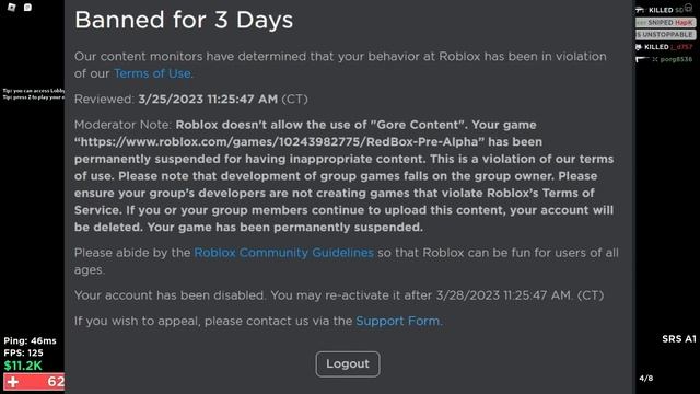 the END of roblox gore... смотреть онлайн