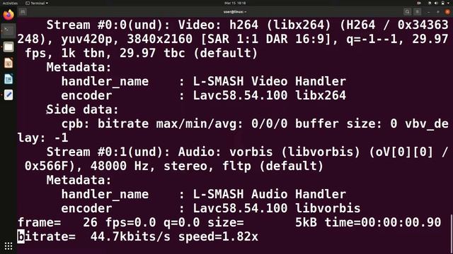 Ffmpeg command to change video/audio formats or containers. смотреть онлайн