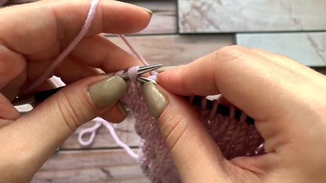 Объемный узор спицами 