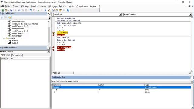 Les déclarations de variables sous EXCEL 2016 VBA - Vidéo Tuto смотреть онлайн