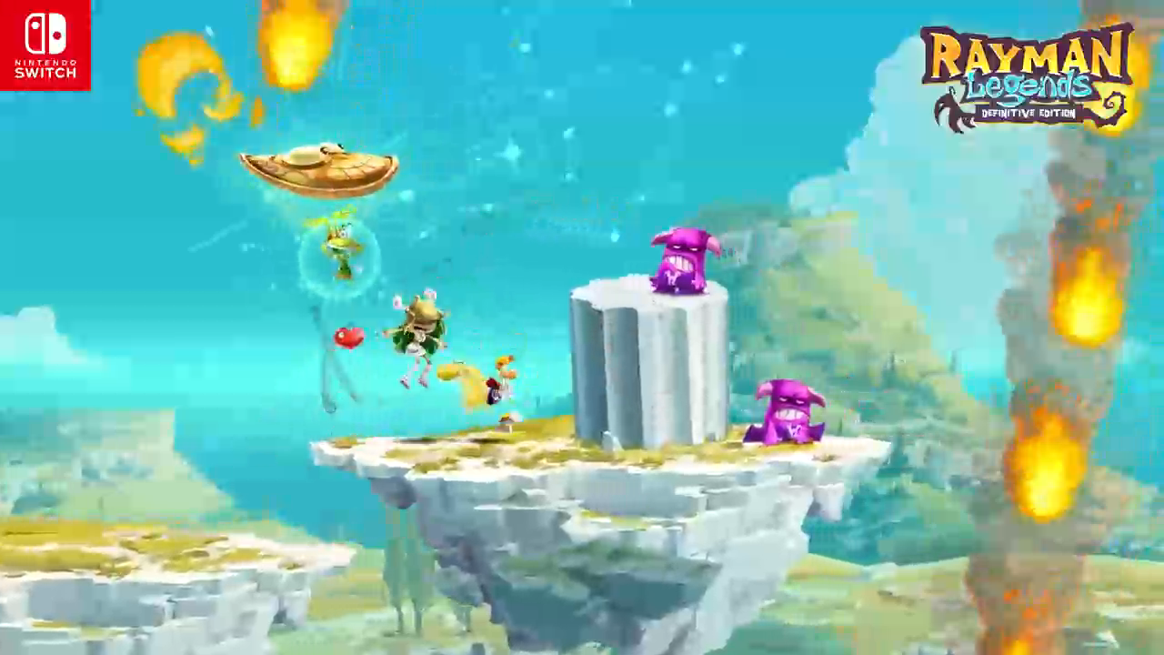 Rayman Legends: Definitive Edition - Трейлер Выхода Игры смотреть онлайн