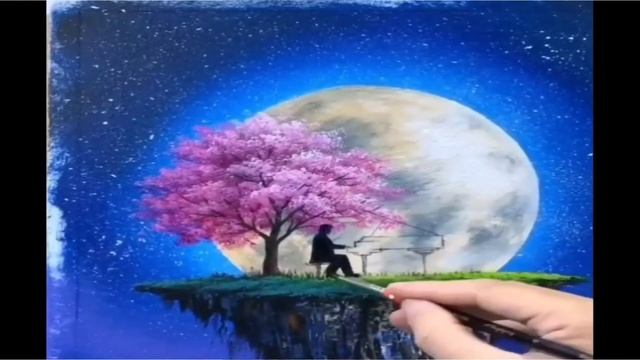 7 супер простых идей рисования для начинающих | Легкая картина на холсте смотреть онлайн
