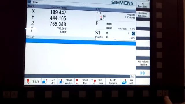 Sinumerik 840D sl Easy Screen for BLUM смотреть онлайн