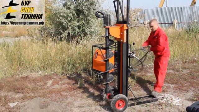 Бурение гидравлической буровой установкой YAMOBUR-M2 смотреть онлайн