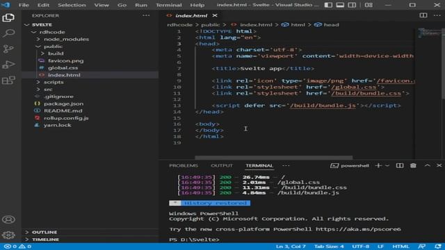 Project folder Structure of Svelte #3 | RDH Code | Svelte complete tutorials | Svelte Course смотреть онлайн