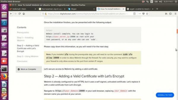 Webmin Install on Ubuntu 16 04 LTS