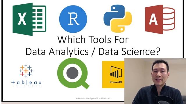Which Tools For Data Analytics / Data Science - Excel, R, Python, SQL Databases, Tableau, Power BI смотреть онлайн