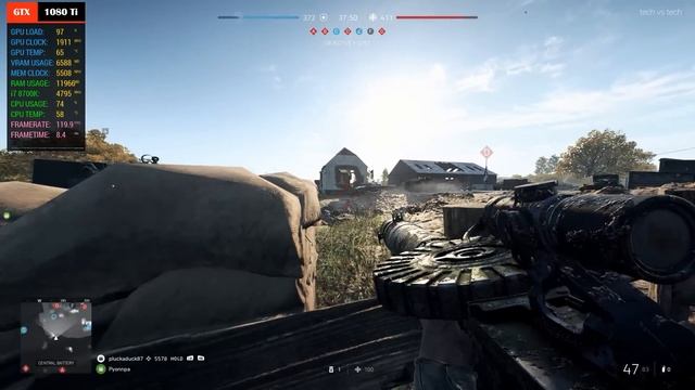 GTX 1080 Ti Battlefield V | Ultra Settings | i7 8700K смотреть онлайн