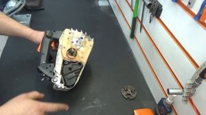 Stihl MS 192 T кривая сборка