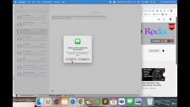 How to Delete iMessages from Mac смотреть онлайн