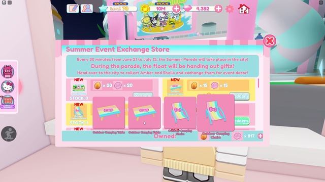Summer Shopping Spree! | Roblox My Hello Kitty Cafe Shells and Ambers | Riivv3r смотреть онлайн