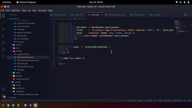 Cara Mudah Menampilkan Data Berelasi Yii Framework 2
