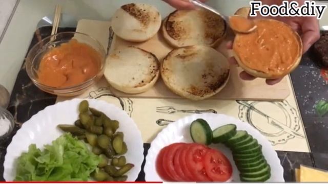 The Best Burger Hands Down/Лучшие БУРГЕРЫ дома.Настоящий классический бургер/Համեղ բուրգերներ
