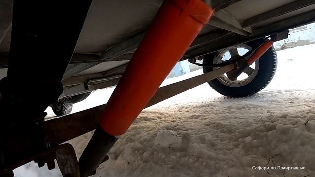 Универсальный прицеп для снегохода и квадроцикла смотреть онлайн
