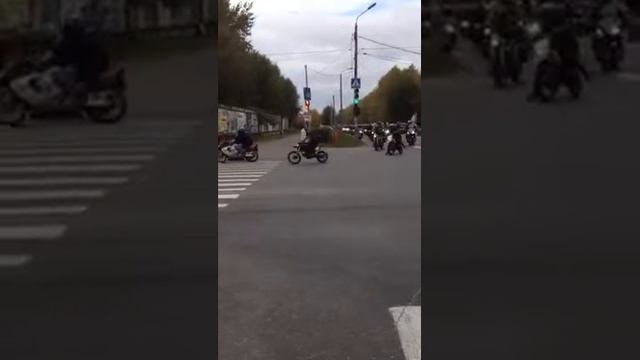 Марш Байкеров г.Северодвинск смотреть онлайн
