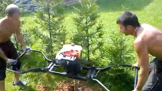 Oleo-mac gręžimas žemės gražtu. смотреть онлайн