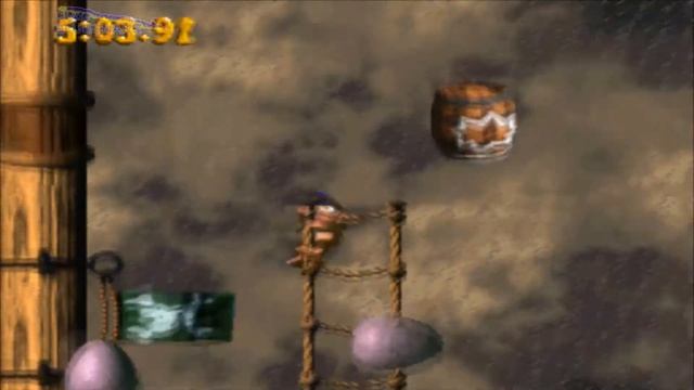 Diddy only - Donkey Kong Country 2: Brigand Barrage (Boss Rush) (SNES Rom Hack) смотреть онлайн