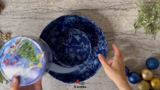 Взяла коробку печенья! Покажу какой ОБАЛДЕННЫЙ НОВОГОДНИЙ ПОДАРОК получился в итоге. DIY. Сделай са смотреть онлайн