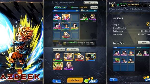 BEST TEAMS TO USE FOR TOURNAMENT OF POWER SEASON 57!! ToP GUIDE W TIMESTAMPS!! (Dragon Ball Legends смотреть онлайн