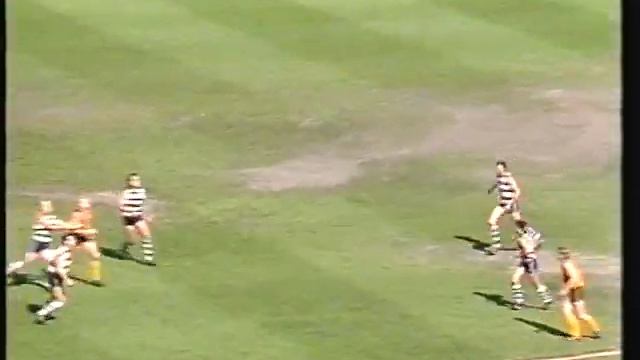 Gary Ablett HUGE hit on Robert DiPierdomenico 89 Grand Final Hawthorn VS Geelong смотреть онлайн