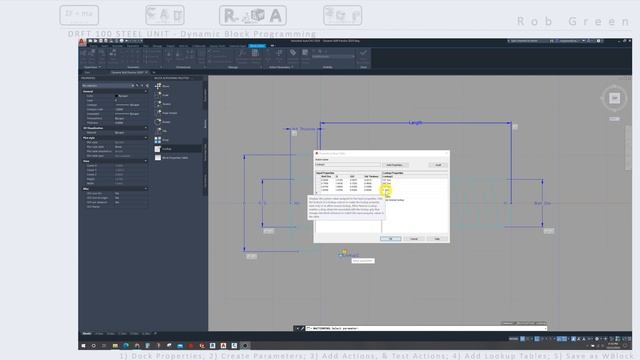 AutoCad Dynamic Block Bolt 8 смотреть онлайн