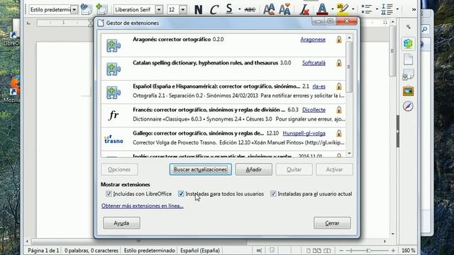 W1-6-04. Instalar el corrector gramatical en LibreOffice Writer смотреть онлайн