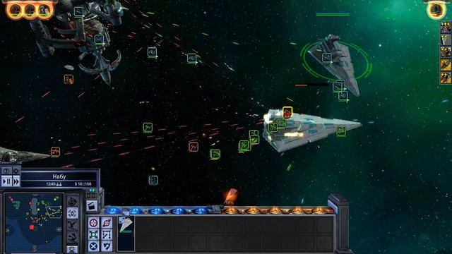 Star Wars: Empire at War: FoC - Absolute Chaos mod - Схватка - Hardcore - Империя =1= Блокада Набу смотреть онлайн
