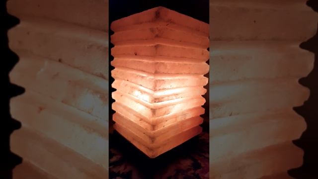 Солевой светильник, камень в виде 5 элемента. смотреть онлайн